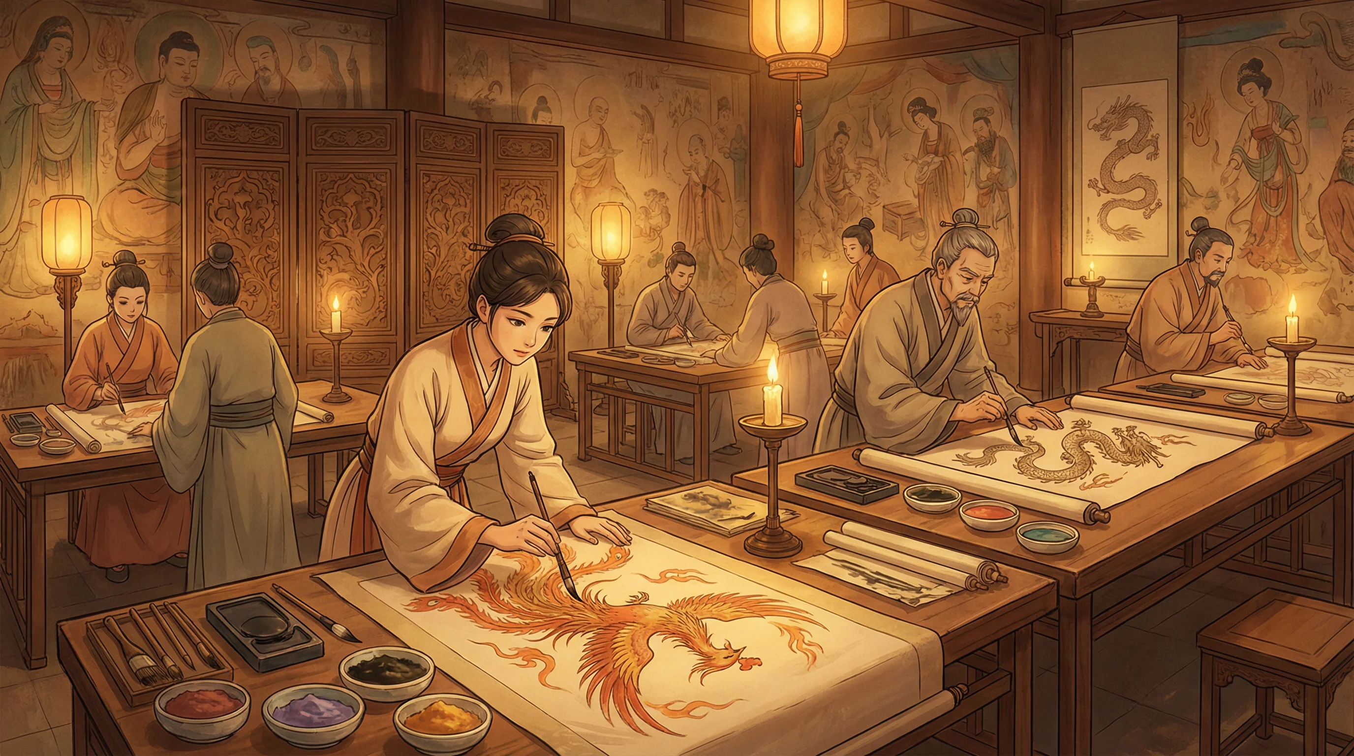 画师入驻 - 聚会的目的在线观看 国风动漫画师